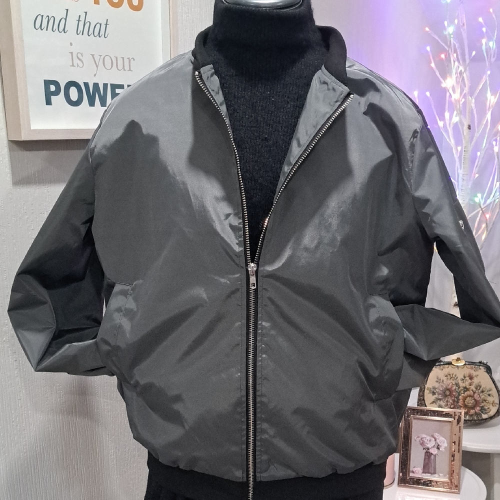 Zeagoo Gray Bomber Jacket